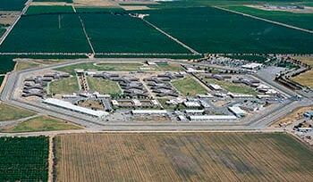 Aerial photograph of the Central California Women's Facility