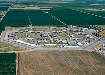Aerial photograph of the Central California Women's Facility