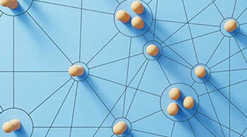 Illustration is a series of points with lines connecting them.