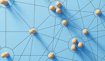 Illustration is a series of points with lines connecting them.